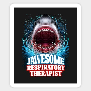 Jawesome Respiratory Therapist - Great White Shark Sticker